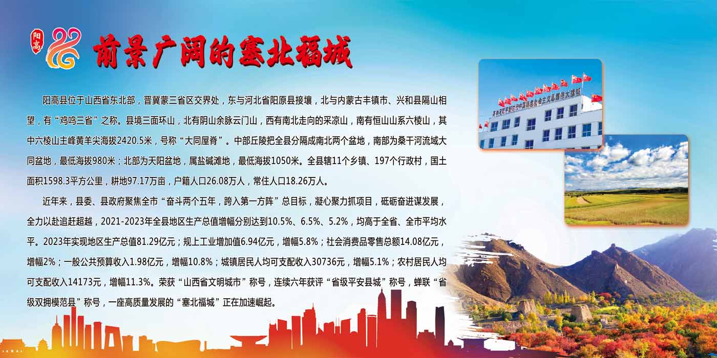 前景廣闊的塞北福城